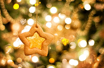 Xmas, bokeh, merry christmas, christmas, magic christmas HD wallpaper