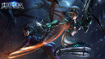 Queen of Blades and Nova, Heroes of the Storm HD wallpaper