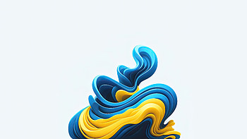 Ukraine Swirl — Blue & Gold Ultra, Ukraine HD wallpaper
