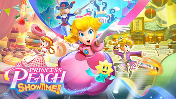 Key Art Princess Peach: Showtime! Banner, video game, Princess Peach Showtime!, Princess Peach, Nintendo Switch HD wallpaper