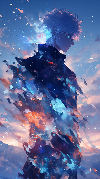 Satoru Gojo Jujutsu Kaisen Anime, Anime, Jujutsu Kaisen, Satoru Gojo HD phone wallpaper