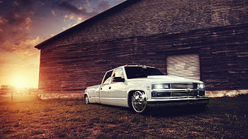 Lifted Truck HD wallpaper