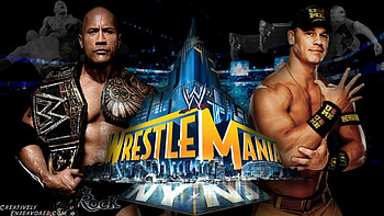 WrestleMania Wednesday: The Rock vs John Cena for the . HD wallpaper