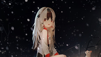 Snowsant Arknights , anime-girl, anime, artist, artwork, digital-art HD wallpaper