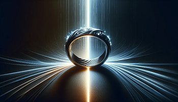 Radiant Wedding Ring, wedding ring, ring, light, design, glow HD wallpaper