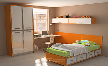 Toys, Interior, Miscellanea, Miscellaneous, Design, Table, Room, Style, Bed, Brightly, Computer, Cupboard, Apartment, Flat, Colorfully, Graphically HD wallpaper