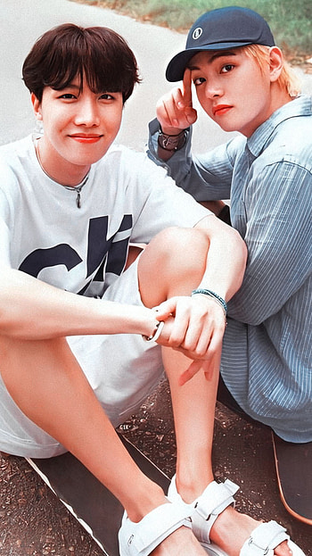 Vhope, bts, taehyung, hoseok HD phone wallpaper