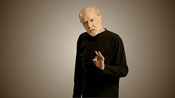 George Carlin, Legendary comedian, Unforgettable routines, Insightful commentary HD wallpaper
