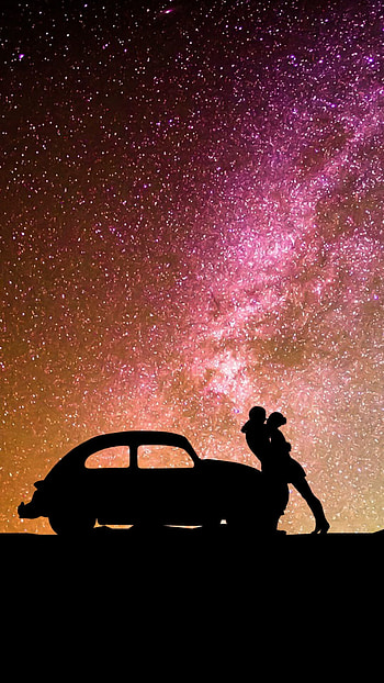 Silhouettes, Couples, Hug, Love HD phone wallpaper