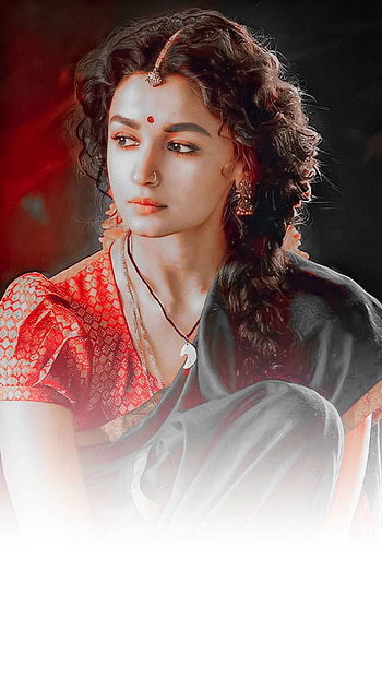 Alia Bhatt, eye, actress, hair, RRR, saree, Bollywood, Tollywood HD phone wallpaper