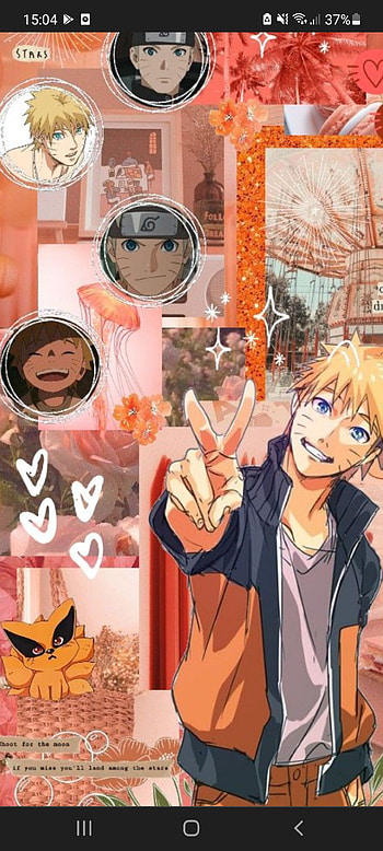 Naruto, orange, graph HD phone wallpaper