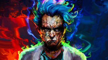 Rick , rick-and-morty, tv-shows, artist, artwork HD wallpaper