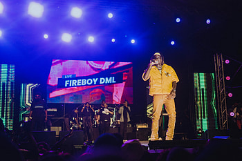 Fireboy DML, Live performance, Music festival highlight, Rising star collaboration HD wallpaper