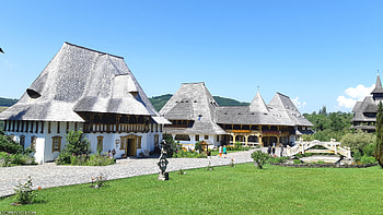Monastery, Maramures, Romania, Barsana HD wallpaper
