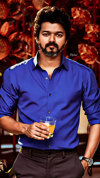 Thalapathy Vijay, orange, BEAST HD phone wallpaper