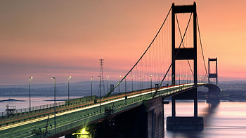 bridge, river, architecture, fun HD wallpaper