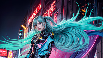 Anime Girl S Mesmerizing Long Hair, anime-girl, anime, artist, artwork, digital-art HD wallpaper