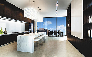 Interior, City, Miscellanea, Miscellaneous, Design, Apartments, Style, Dining Room, Kitchen, Apartment HD wallpaper