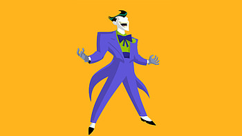 Joker, villain, digital artwork, vector style, minimal HD wallpaper