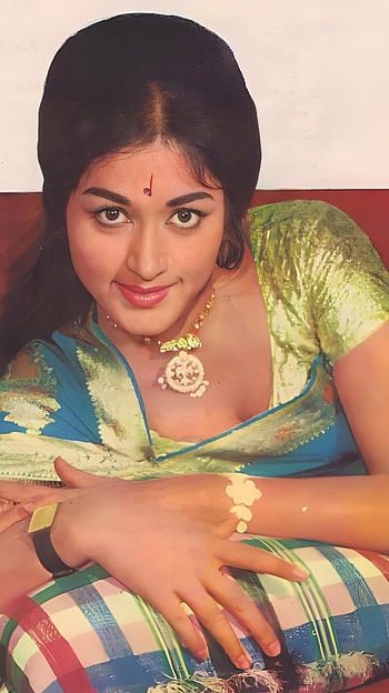 Bharathi, vintage actress, kannada actress HD phone wallpaper