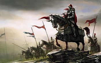 Fantasy - Knight - Horse - Battle HD wallpaper