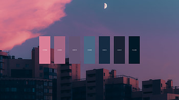 Aesthetic sky color palette, Calming tones, R HD wallpaper