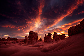 Sunrises And Sunsets Crag Clouds Nature, sunrise, sunset, clouds, nature HD wallpaper