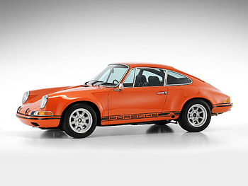 Porsche 911, 911, Orange, Black Interior, Porsche HD wallpaper