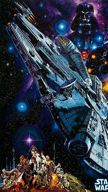 vader death star millennium falcon wars x-wing | (80665 . HD phone wallpaper