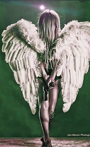 Angel Gun, Weapon HD phone wallpaper