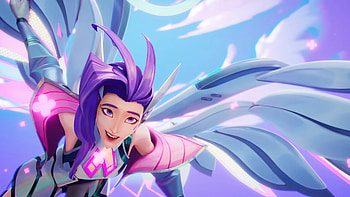 Seraphine Battle Dove Anima Squad LoL Cinematic PC, video game, League Of Legends, Seraphine (League Of Legends) HD wallpaper