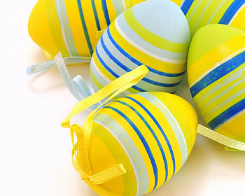 Easter Eggs, stripes, Easter, painted, eggs HD wallpaper