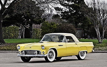 Ford, Cars, Side View, Thunderbird, 1955 HD wallpaper