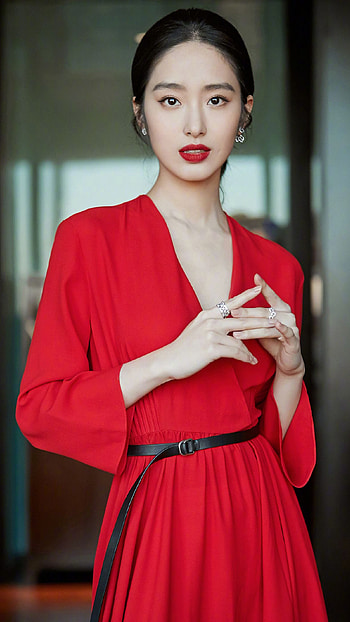 Yang caiyu, korean actress, red hot HD phone wallpaper