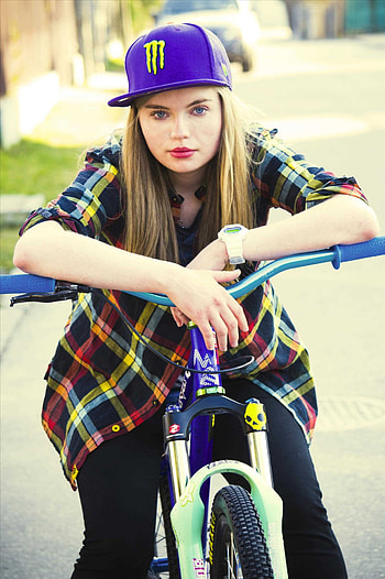Street Bike, Girl and Bikes HD phone wallpaper