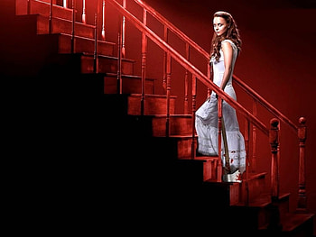 Christina Ricci, model, , 2016, beautiful, actress, stairs, Ricci, Christina HD wallpaper