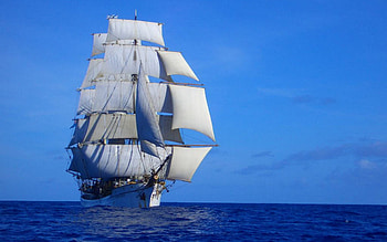 Transport, Landscape, Ships, Sea HD wallpaper