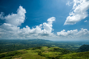 Nature, Grass, Clouds, Field, Hills, Dahl, Distance HD wallpaper