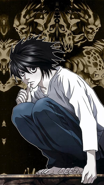 Death Note, L Lawliet HD phone wallpaper