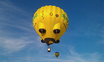Sky, Bright, Miscellanea, Miscellaneous, Flight, Balloon HD wallpaper