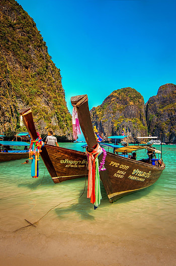 Phuket travels, Thai peche HD phone wallpaper