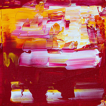 Modern art, brush marks, canvas's surface HD phone wallpaper