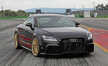 2015-Audi-TT-RS-By-HPerformance, Black, Audi, Gold Rims, 2015 HD wallpaper