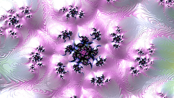 Trippy Psychedelic Fractal, pink, Abstract, fractal HD wallpaper