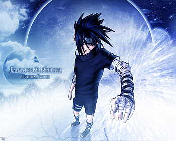 sasuke, naruto, family, uchiha HD wallpaper