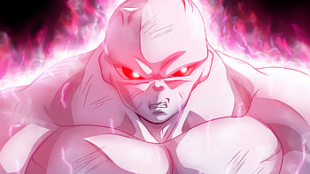 Jiren, Dragon Ball Super, red eyes, anime HD wallpaper
