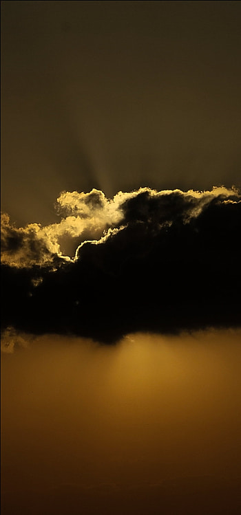 Before sunset, Beam, cloud, sky, Optimistic, Happy, Yellow, Light, Majestic, Sun HD phone wallpaper