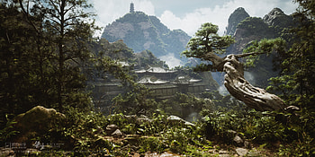 Black Myth: Wukong Enchanted Temple, video game, Black Myth: Wukong HD wallpaper