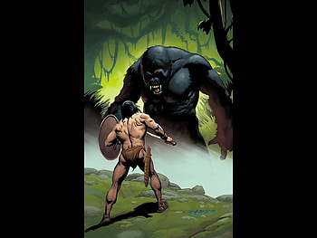 Conan, comic, fantasy, warrior HD wallpaper
