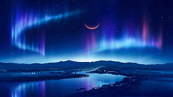 Evening Starry Lights , deviantart, artist, artwork, digital-art HD wallpaper